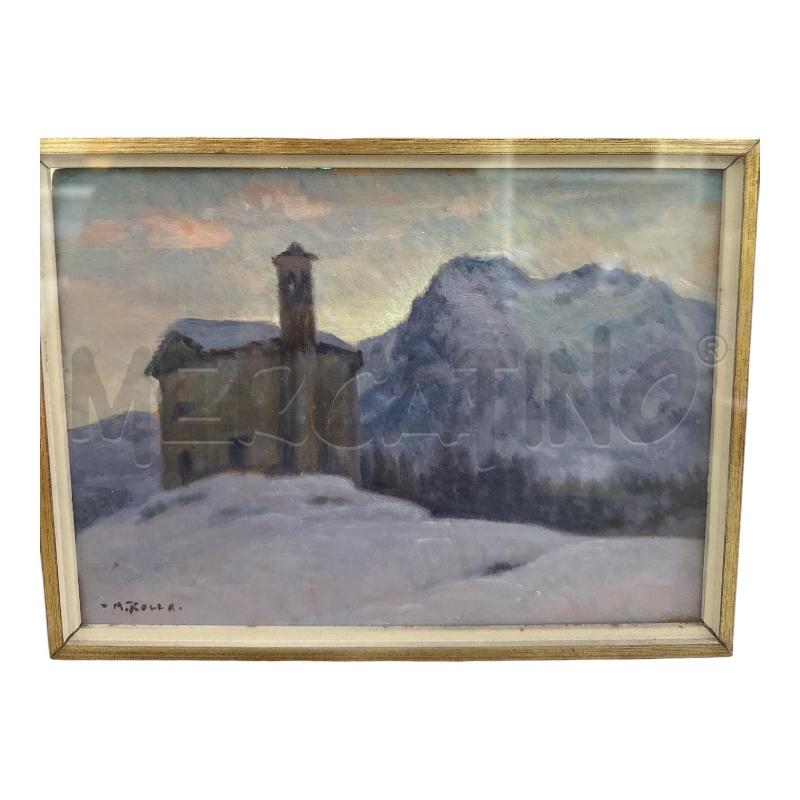 QUADRO OLIO ADOLFO ROLLA | Mercatino dell'Usato Nichelino via scarrone 2