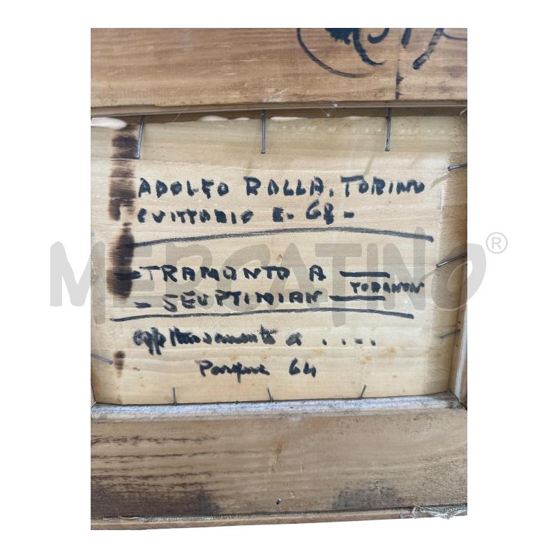 QUADRO OLIO ADOLFO ROLLA | Mercatino dell'Usato Nichelino via scarrone 3