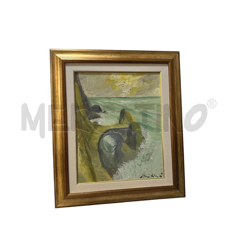 QUADRO OLIO CORNICE DORATA 61X72 | Mercatino dell'Usato Nichelino via scarrone 1