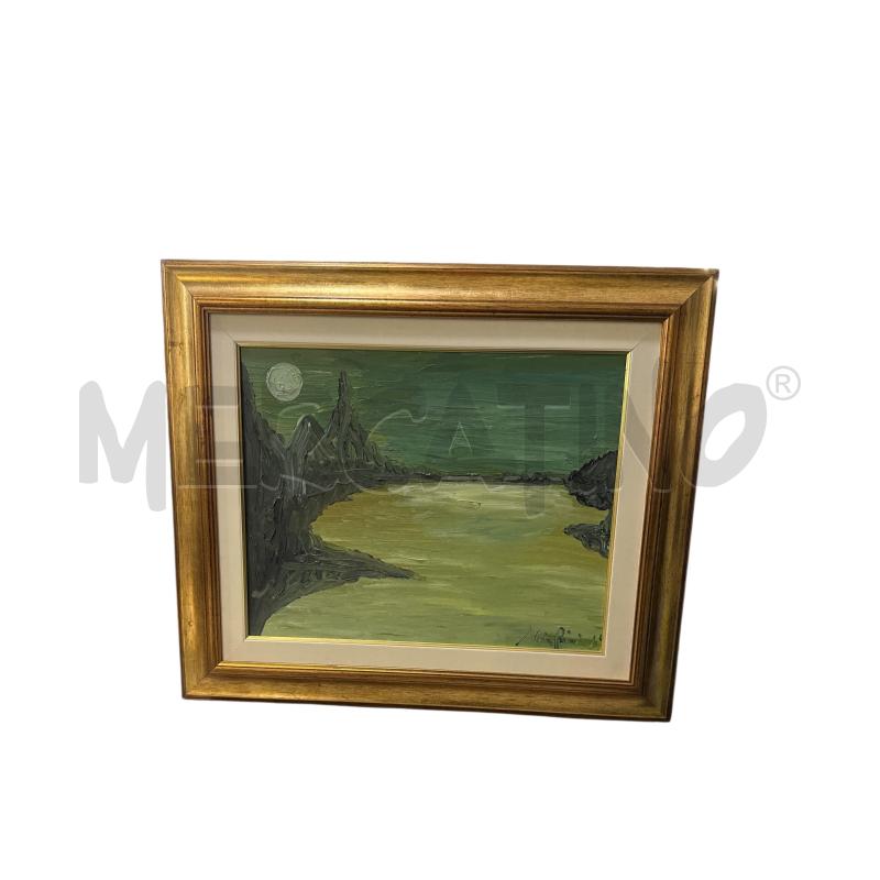QUADRO OLIO CORNICE DORATA 61X72 | Mercatino dell'Usato Nichelino via scarrone 1