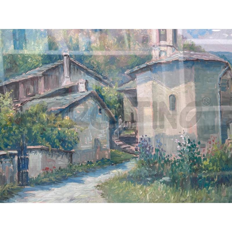 QUADRO OLIO PAESAGGIO FILIPPIS 75X95 | Mercatino dell'Usato Nichelino via scarrone 1