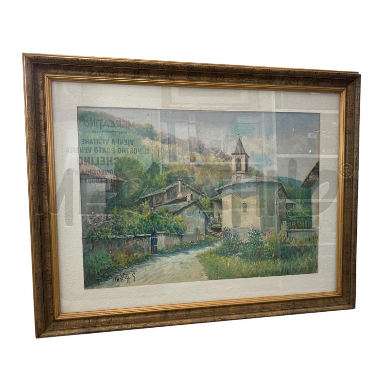 QUADRO OLIO PAESAGGIO FILIPPIS 75X95 | Mercatino dell'Usato Nichelino via scarrone 2
