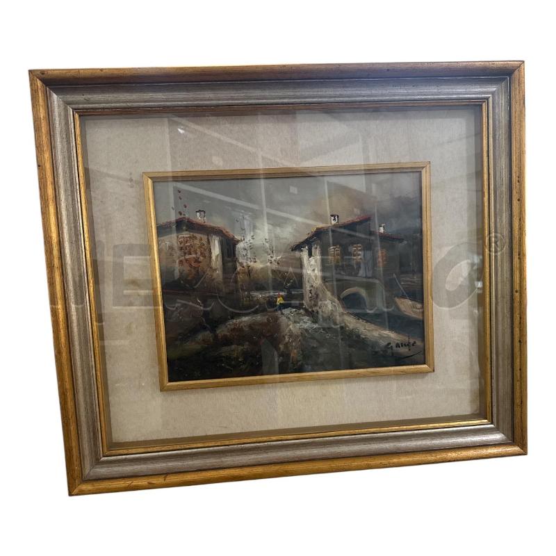 QUADRO OLIO SU TAVOLA  | Mercatino dell'Usato Nichelino via scarrone 1