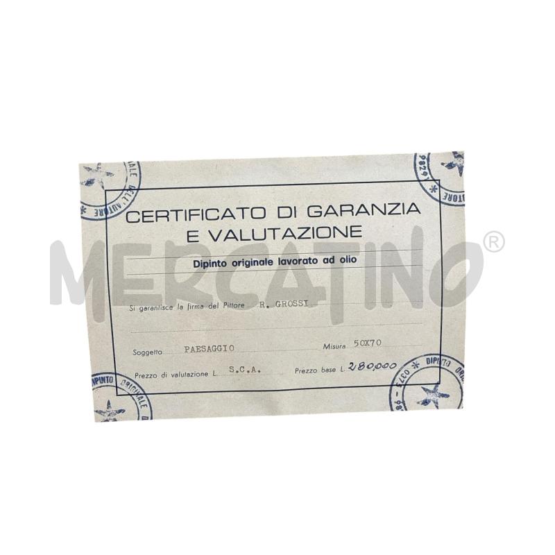 QUADRO R.GROSSI | Mercatino dell'Usato Nichelino via scarrone 2