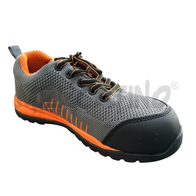 SCARPE ANTINFORTUNISTICHE GRIGIE ARANCIO SAFE 37 | Mercatino dell'Usato Nichelino via scarrone 1