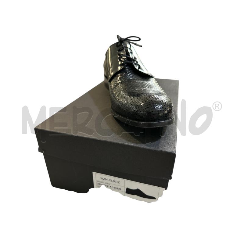 SCARPE UOMO MANUEL RITZ ELEGANTI NERE  | Mercatino dell'Usato Nichelino via scarrone 4