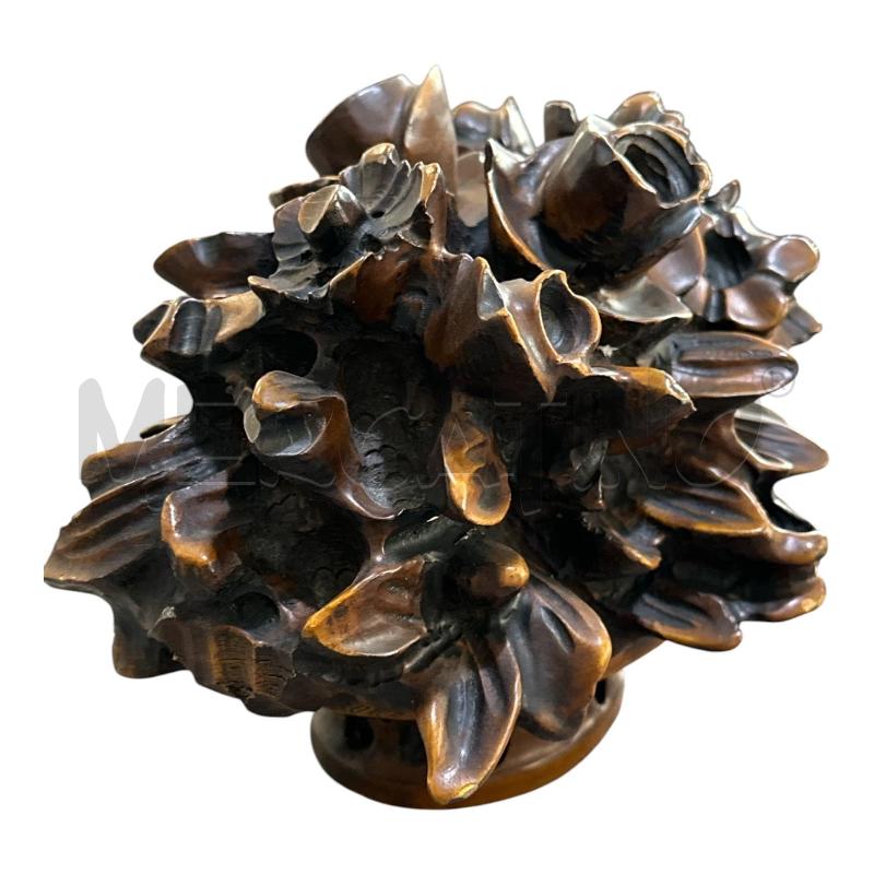 SCULTURA LEGNO BOUQUET | Mercatino dell'Usato Nichelino via scarrone 2