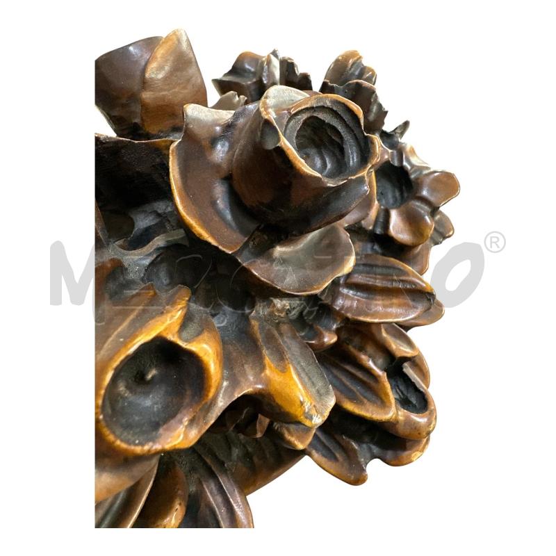 SCULTURA LEGNO BOUQUET | Mercatino dell'Usato Nichelino via scarrone 3