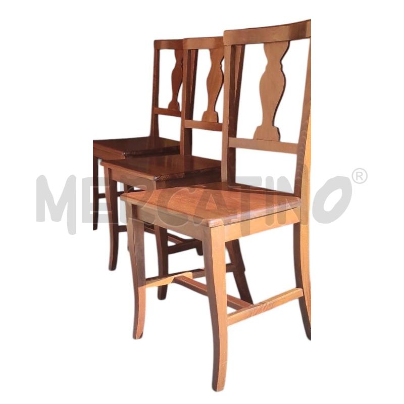 SEDIE PZ. 4 LEGNO  | Mercatino dell'Usato Nichelino via scarrone 1