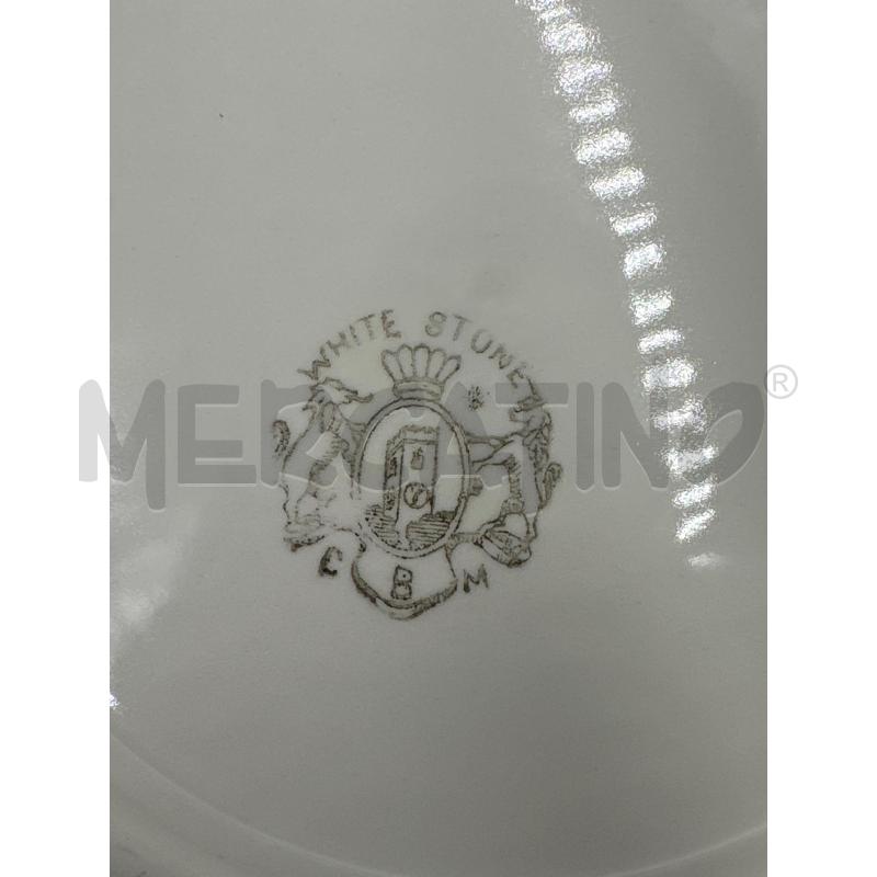 SERVIZIO PIATTI WHITE STONE 18 PZ  | Mercatino dell'Usato Nichelino via scarrone 4