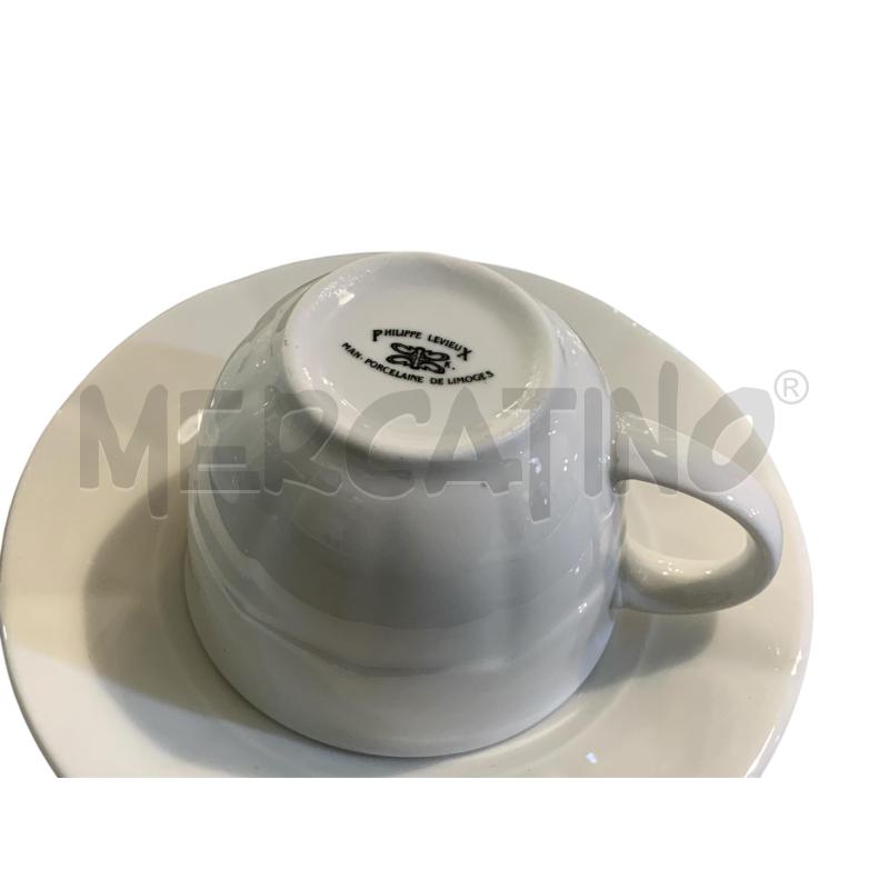 SERVIZIO TAZZE PHILIPPE LEDVIEUX PORCELLAINE DE LIMOGES  | Mercatino dell'Usato Nichelino via scarrone 2