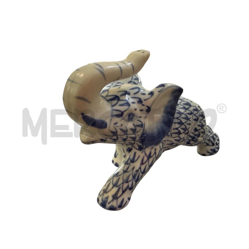 STATUETTA ELEFANTE PORCELLANA FRANCESE  | Mercatino dell'Usato Nichelino via scarrone 1