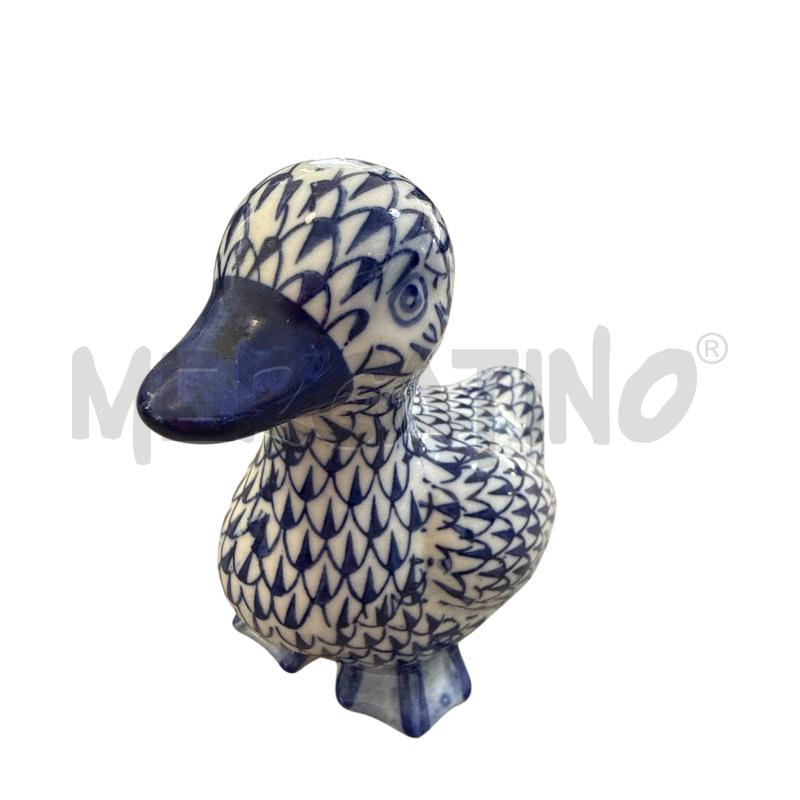 STATUETTA PAPERA PORCELLANA FRANCESE  | Mercatino dell'Usato Nichelino via scarrone 1