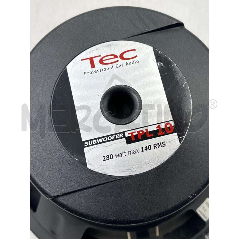SUBWOOFER TEC PROFESSIONAL TPL10 | Mercatino dell'Usato Nichelino via scarrone 4