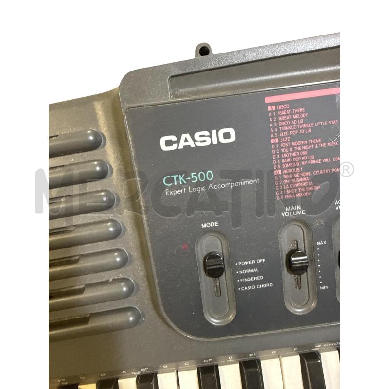 TASTIERA MUSICALE CASIO CTK 500 | Mercatino dell'Usato Nichelino via scarrone 2