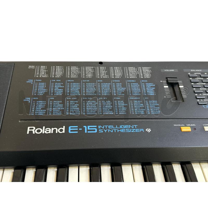 TASTIERA MUSICALE ROLAND E-15 | Mercatino dell'Usato Nichelino via scarrone 2
