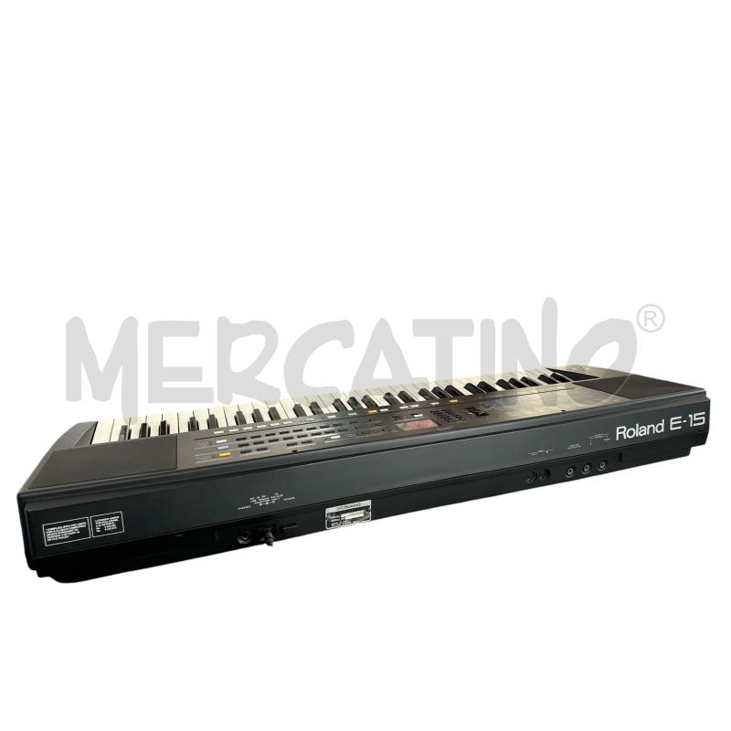 TASTIERA MUSICALE ROLAND E-15 | Mercatino dell'Usato Nichelino via scarrone 3