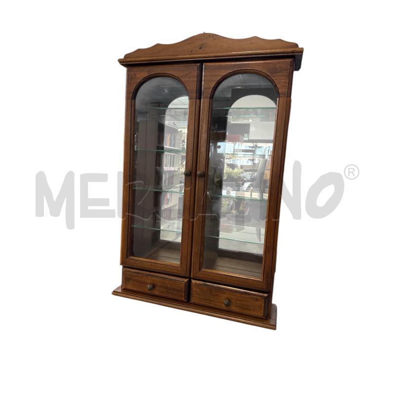 VETRINA LEGNO E VETRO 4 RIPIANI | Mercatino dell'Usato Nichelino via scarrone 1
