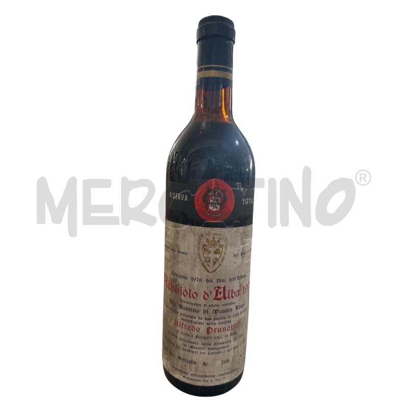 VINO DA ESPOSIZIONE NEBBIOLO D'ALBA 1974 | Mercatino dell'Usato Nichelino via scarrone 1