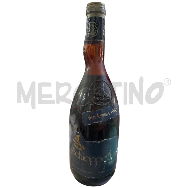 VINO SCHIOPPETTINO 1983 | Mercatino dell'Usato Nichelino via scarrone 1