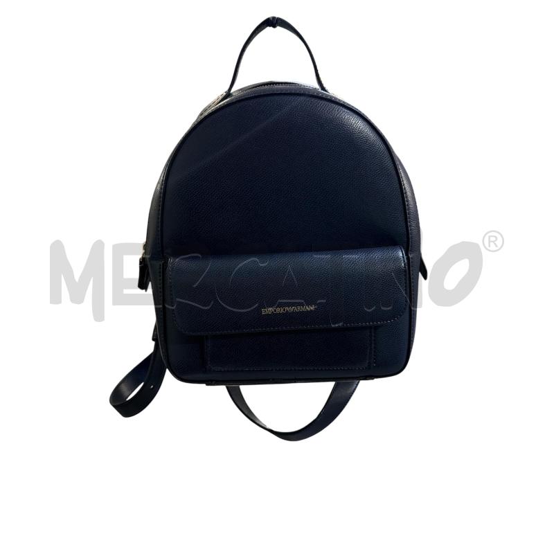 ZAINO DONNA EMPORIOARMANI BLU | Mercatino dell'Usato Nichelino via scarrone 1