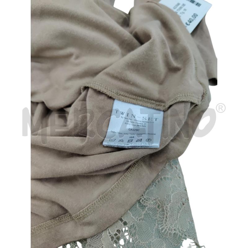 ABITO BAMBINA TWIN SET PIZZO BEIGE | Mercatino dell'Usato Leini' 2