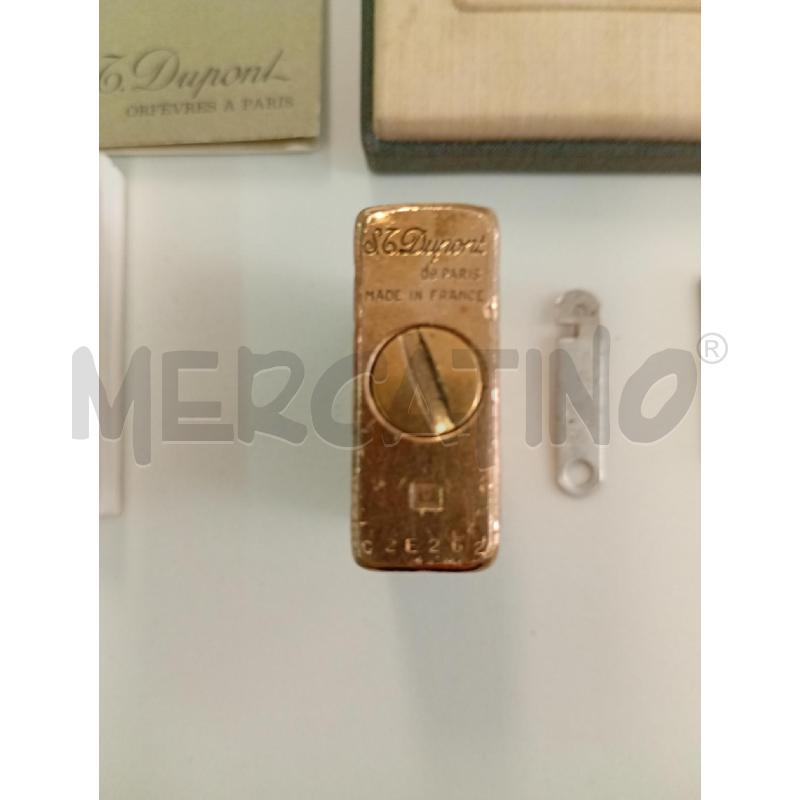 ACCENDINO DA COLLEZIONE S.T. DUPONT PLACATO ORO | Mercatino dell'Usato Leini' 3