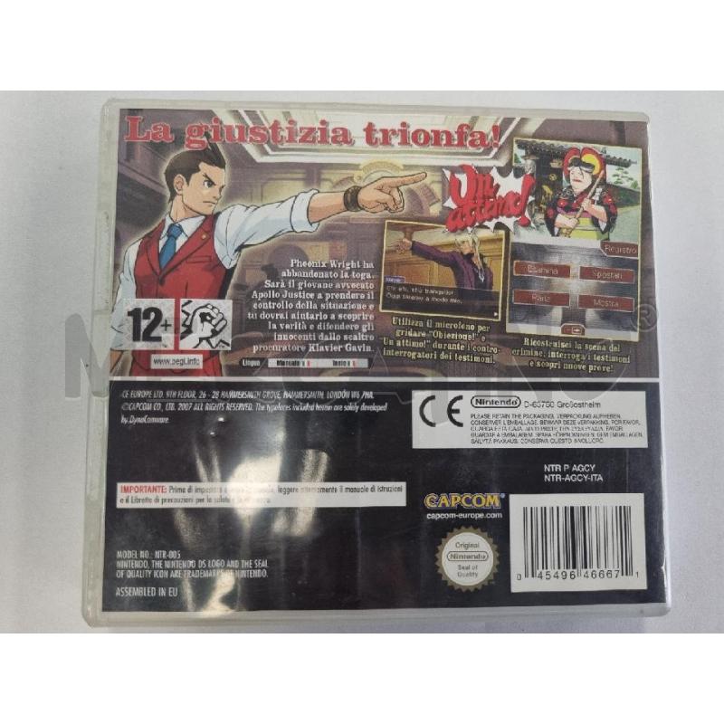 ACE ATTORNEY NINTENDO DS | Mercatino dell'Usato Leini' 2