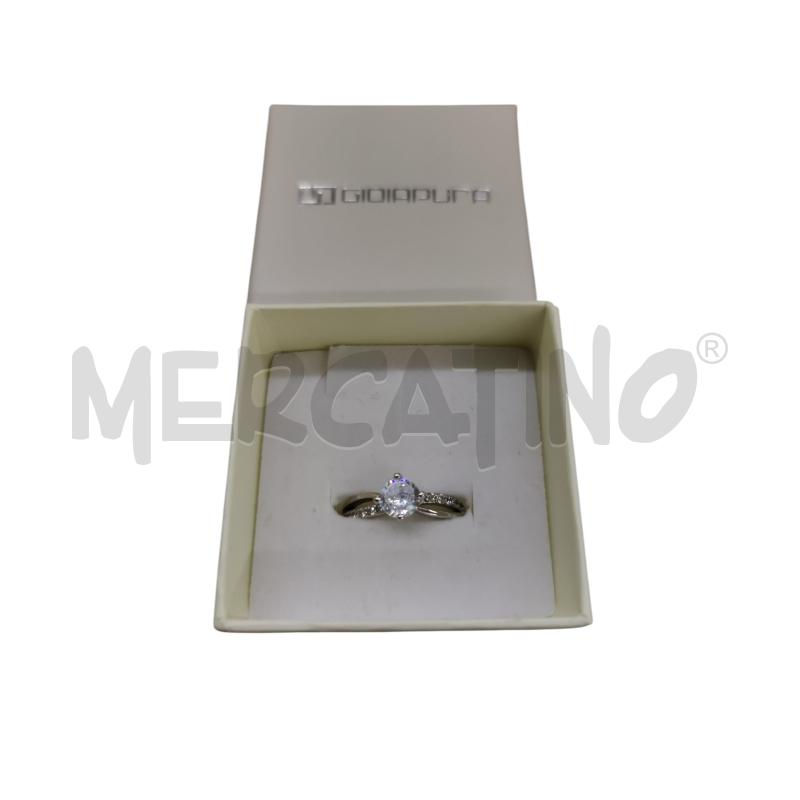 ANELLO DONNA SOLITARIO ARG 925 | Mercatino dell'Usato Leini' 1