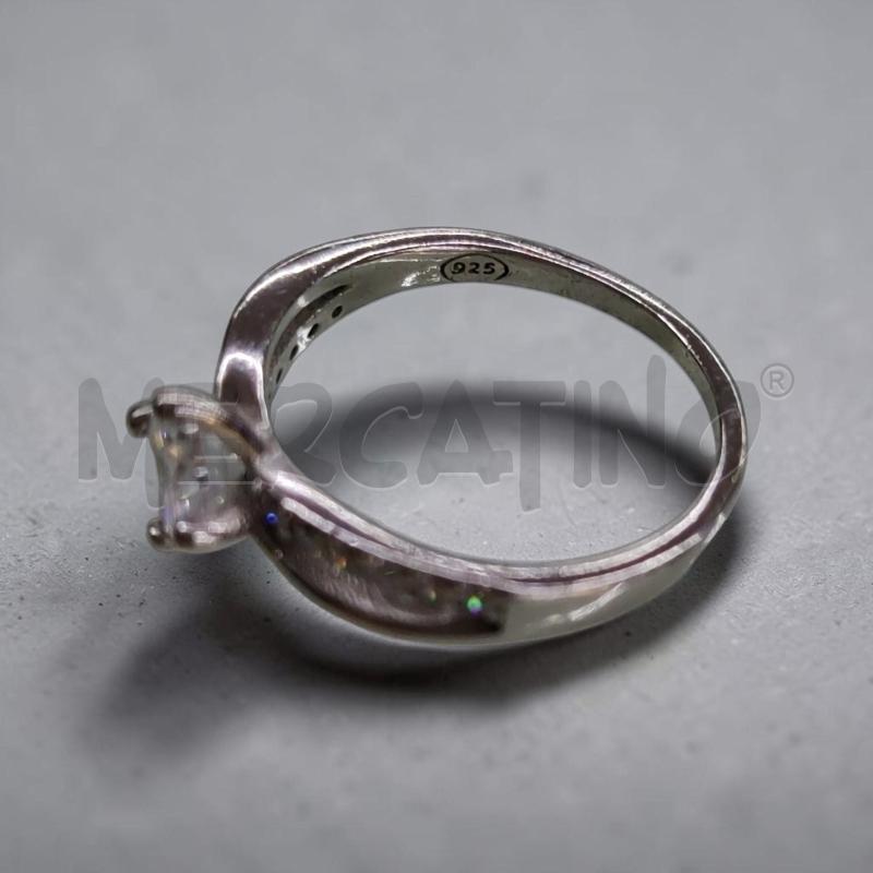 ANELLO DONNA SOLITARIO ARG 925 | Mercatino dell'Usato Leini' 3