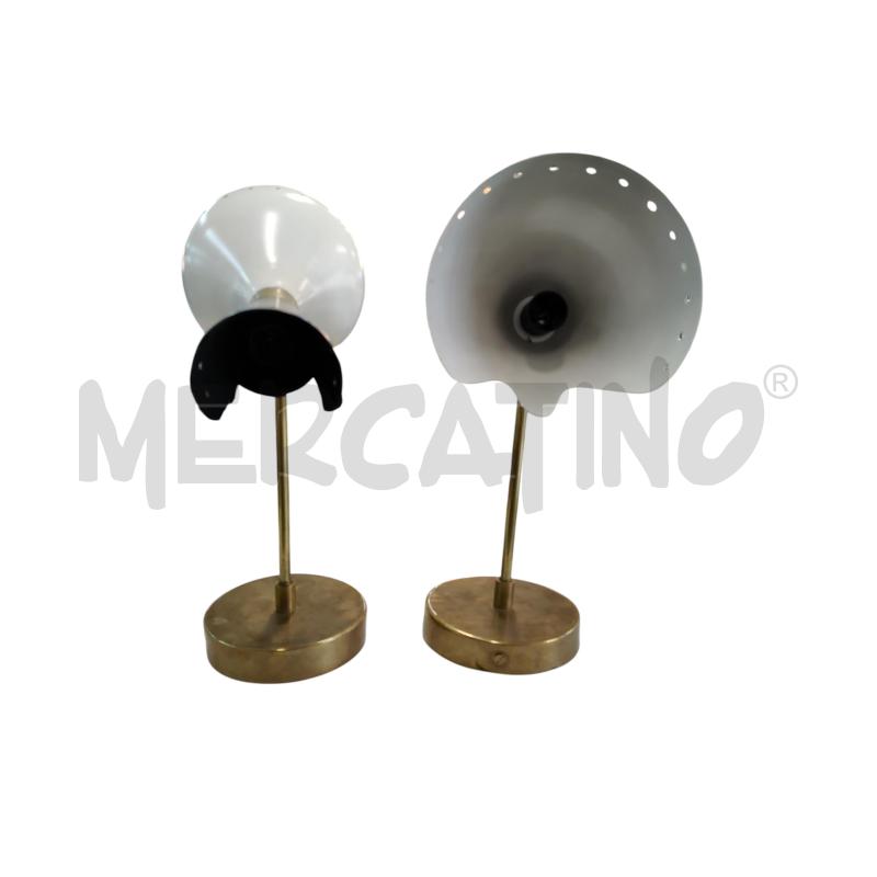 APPLIQUE COPPIA STILE STILNOVO BIANCHE E NERE | Mercatino dell'Usato Leini' 2