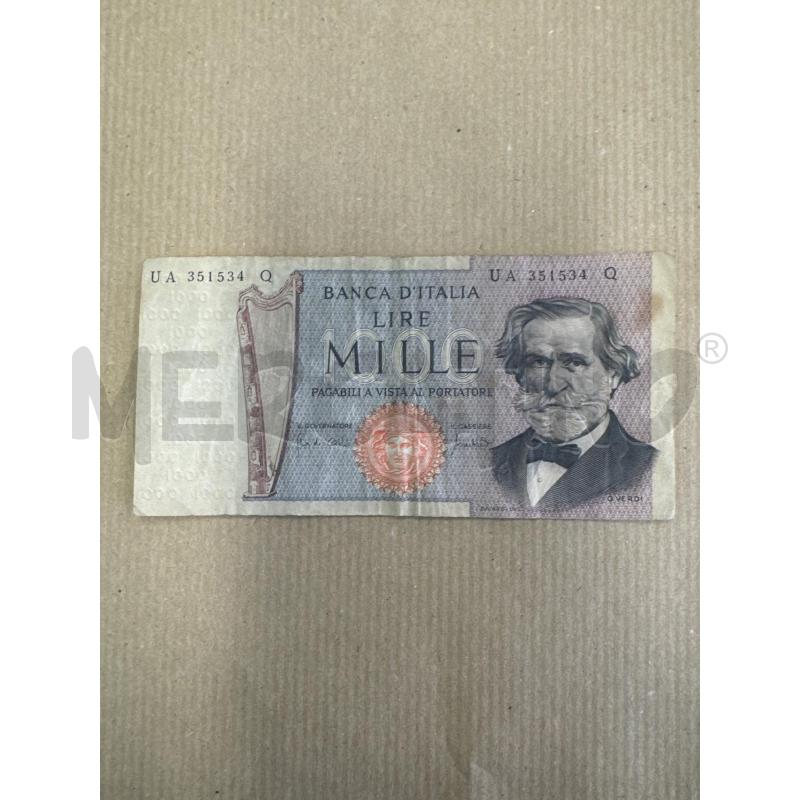 BANCONOTA 1000 LIRE GIUSEPPE VERDI | Mercatino dell'Usato Leini' 1