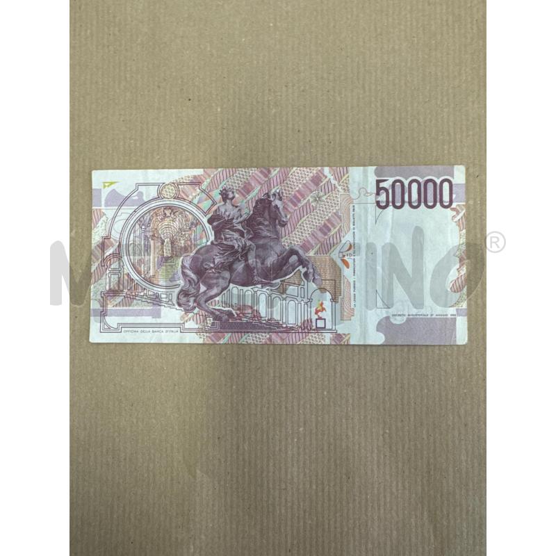BANCONOTA 50000 LIRE  | Mercatino dell'Usato Leini' 2