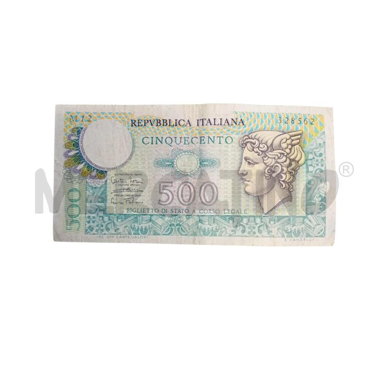 BANCONOTA 500 LIRE TESTINA  | Mercatino dell'Usato Leini' 1