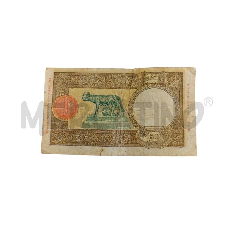 BANCONOTA CINQUANTA LIRE 1942 | Mercatino dell'Usato Leini' 2