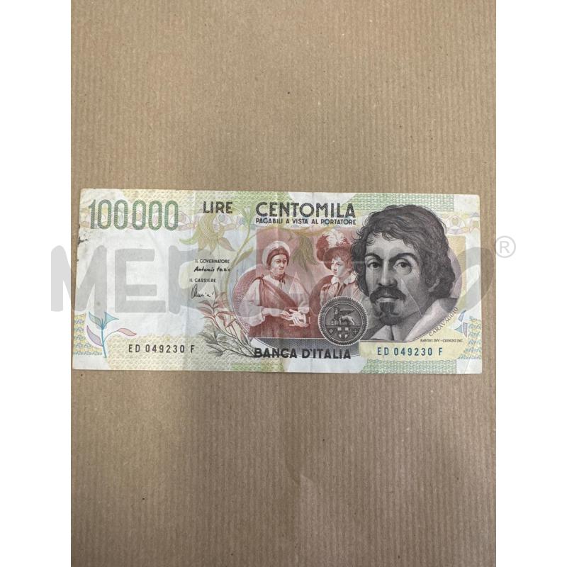 BANCONOTA DA 100000 LIRE  | Mercatino dell'Usato Leini' 1