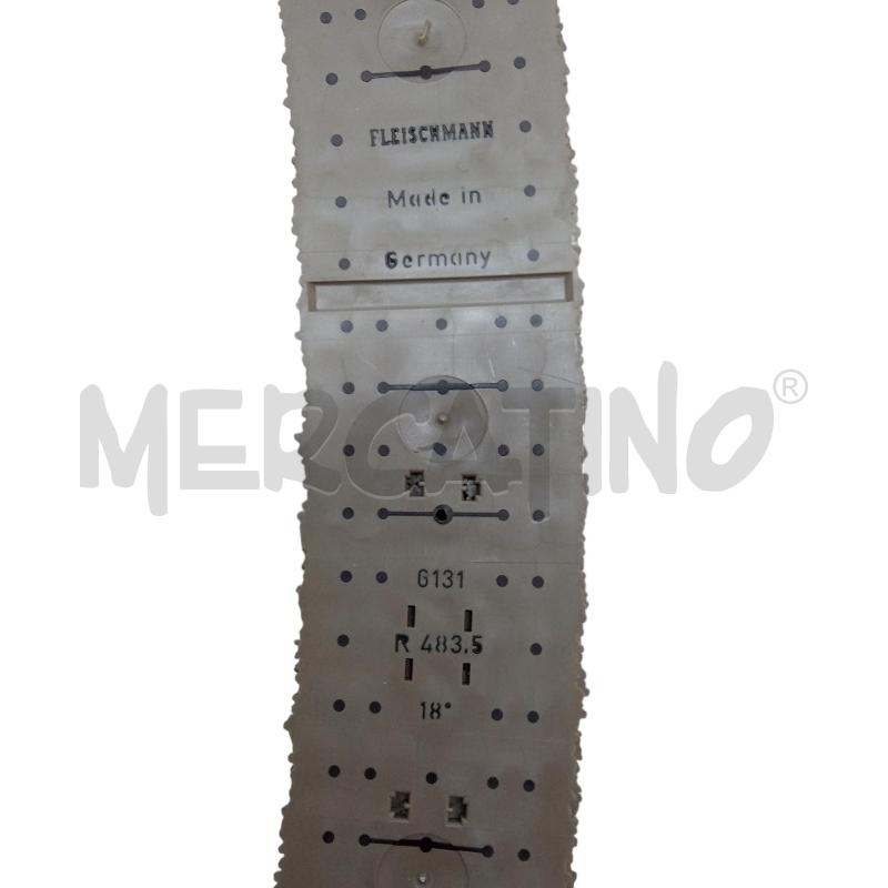 BINARIO TRENO CURVE FLEISCHMANN 10 PZ COD 6131 | Mercatino dell'Usato Leini' 3