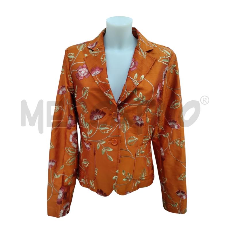 BLAZER DONNA  MISTO SETA ARANCIO | Mercatino dell'Usato Leini' 1