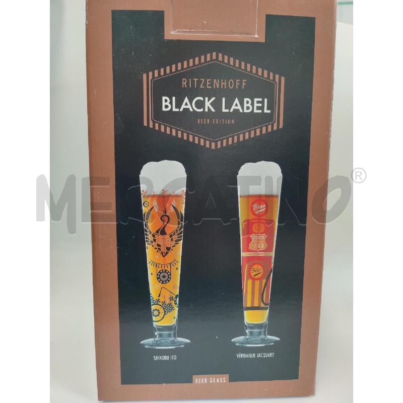 BOCCALE BIRRA BLACK LABEL | Mercatino dell'Usato Leini' 1