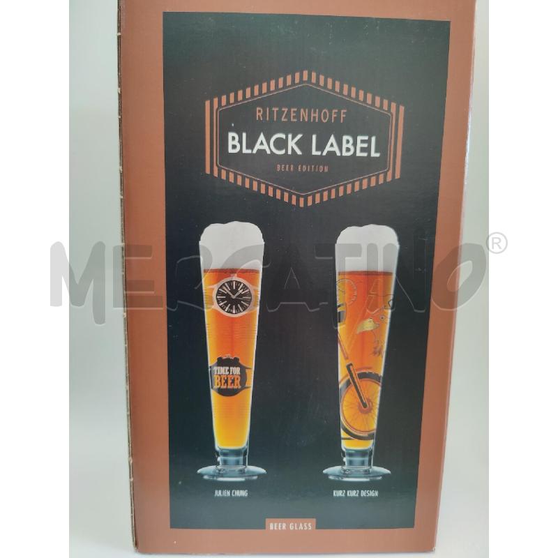 BOCCALE BIRRA BLACK LABEL | Mercatino dell'Usato Leini' 1