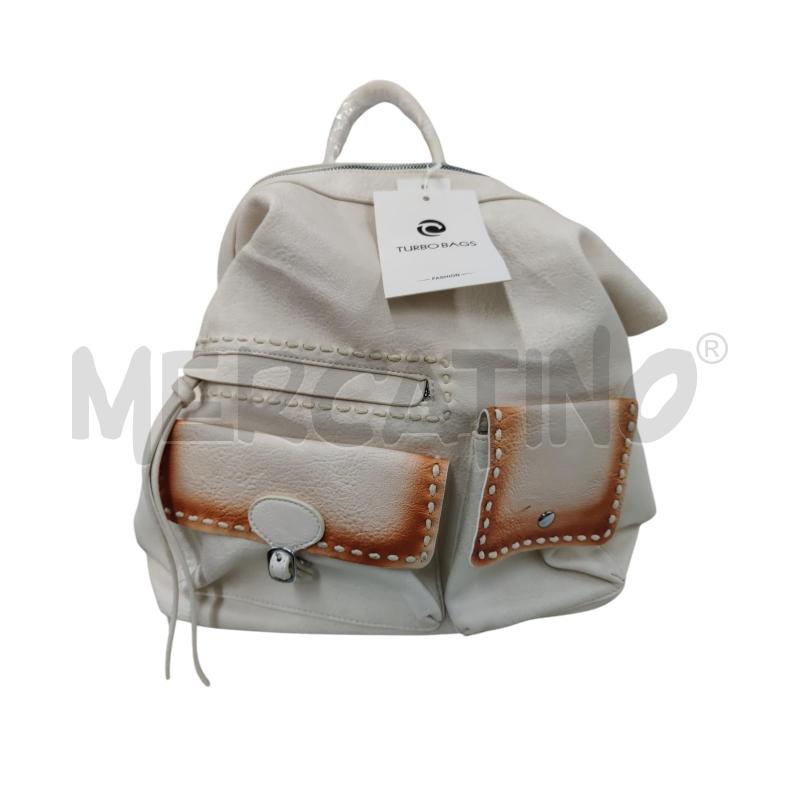 BORSA/ZAINO COLORE CREMA  | Mercatino dell'Usato Leini' 1