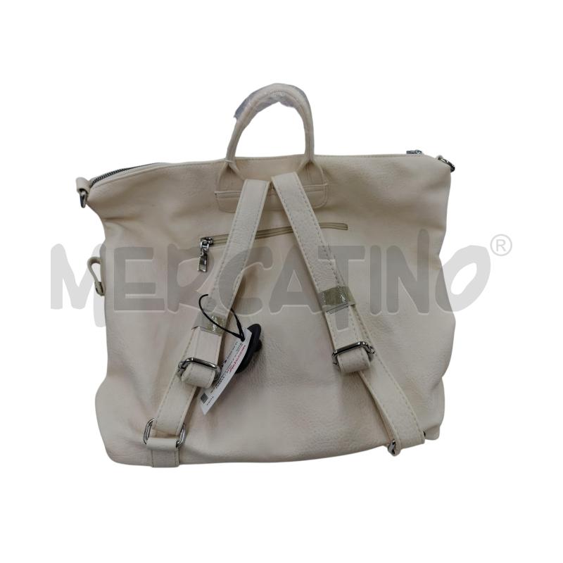 BORSA/ZAINO COLORE CREMA  | Mercatino dell'Usato Leini' 3