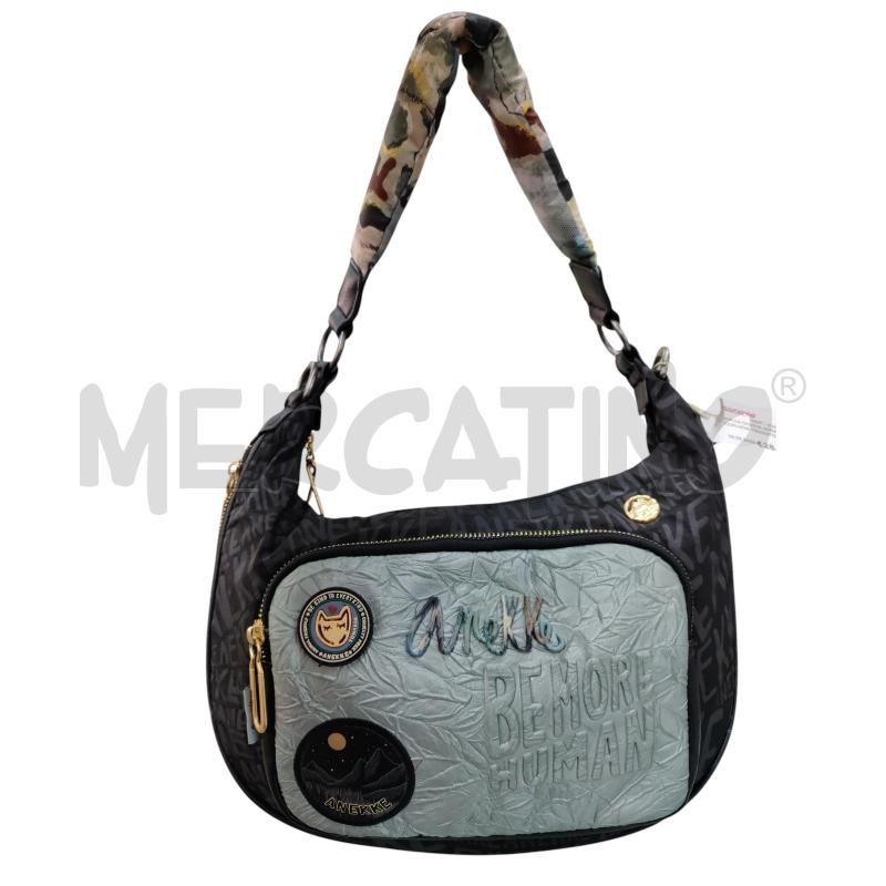 BORSA DONNA ANEKKE MEZZALUNA TESSUTO | Mercatino dell'Usato Leini' 1