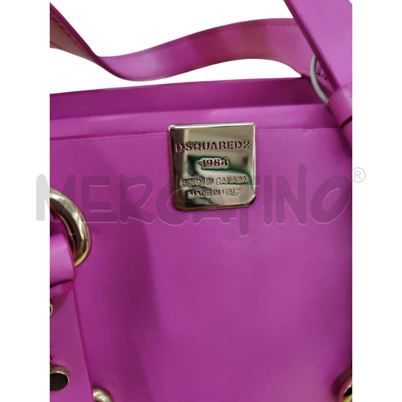 BORSA DONNA DSQUARED2 VIOLA  | Mercatino dell'Usato Leini' 3