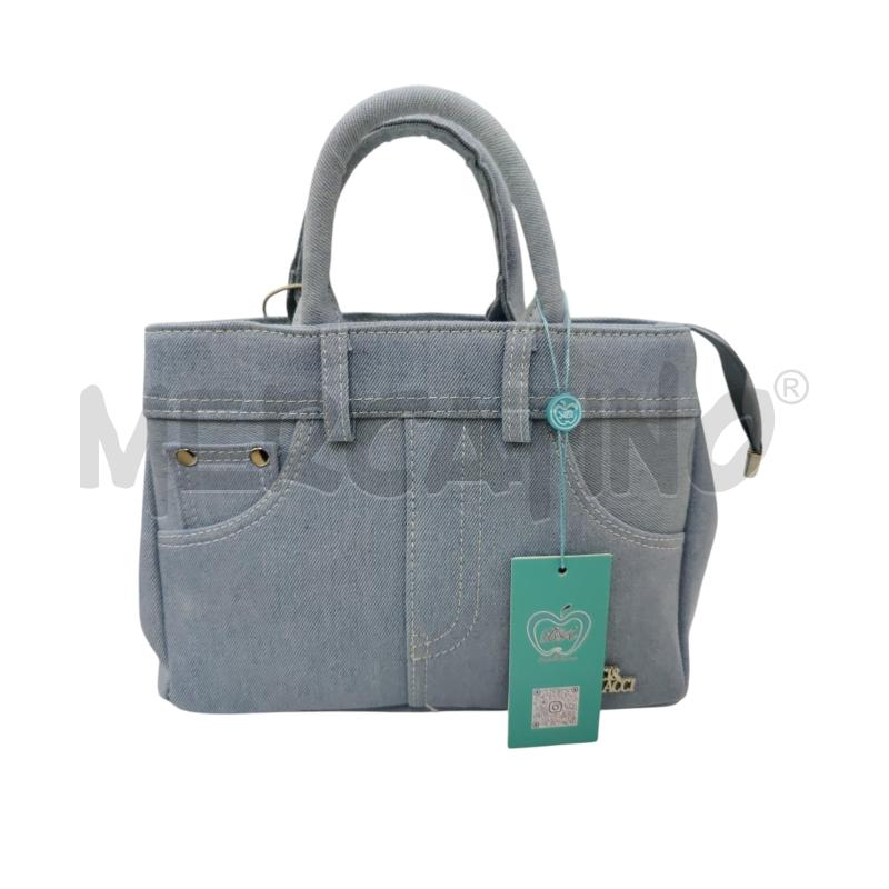 BORSA DONNA JEANS BACI E  ABBRACCI CON TRACOLLA  | Mercatino dell'Usato Leini' 1