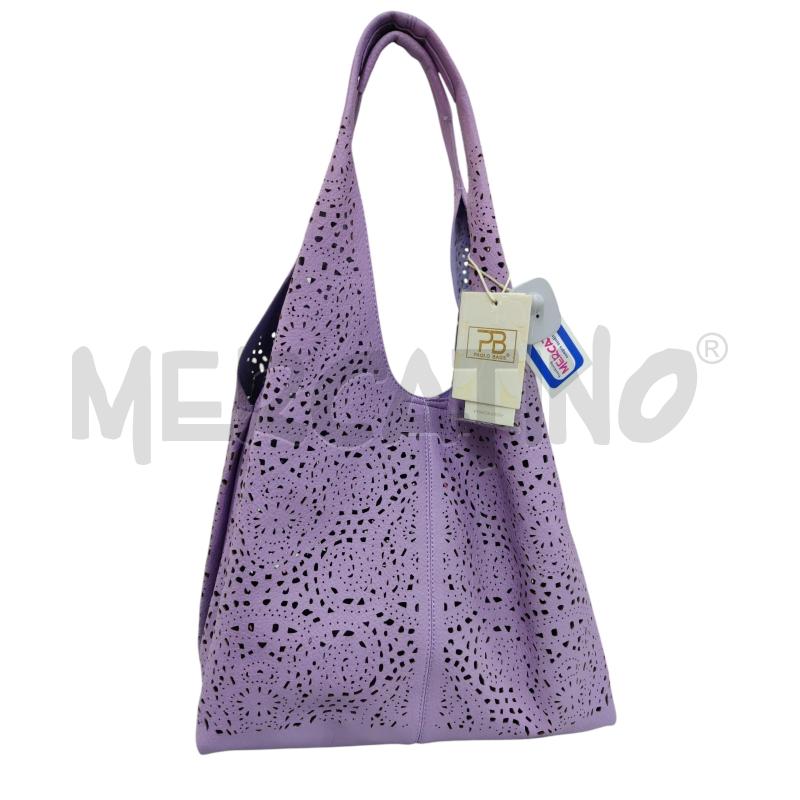 BORSA DONNA LILLA  | Mercatino dell'Usato Leini' 1