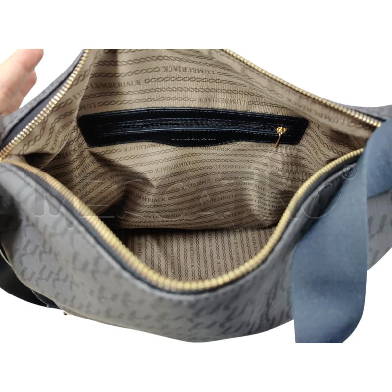 BORSA DONNA LUMBERJACK GRIGIO  | Mercatino dell'Usato Leini' 2