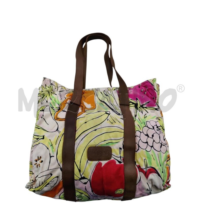 BORSA DONNA MOSCHINO J. CON STAMPA MACEDONIA DI FRUTTA | Mercatino dell'Usato Leini' 1