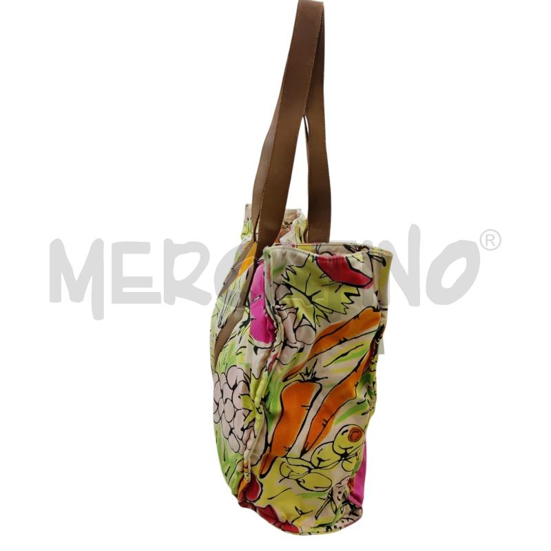 BORSA DONNA MOSCHINO J. CON STAMPA MACEDONIA DI FRUTTA | Mercatino dell'Usato Leini' 2