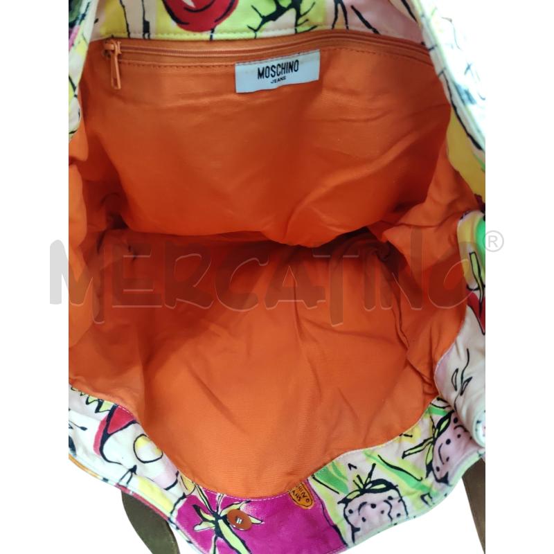 BORSA DONNA MOSCHINO J. CON STAMPA MACEDONIA DI FRUTTA | Mercatino dell'Usato Leini' 4